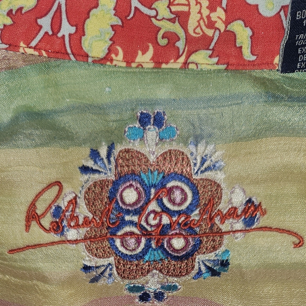 Robert Graham Multicolor Embroidered Shirt